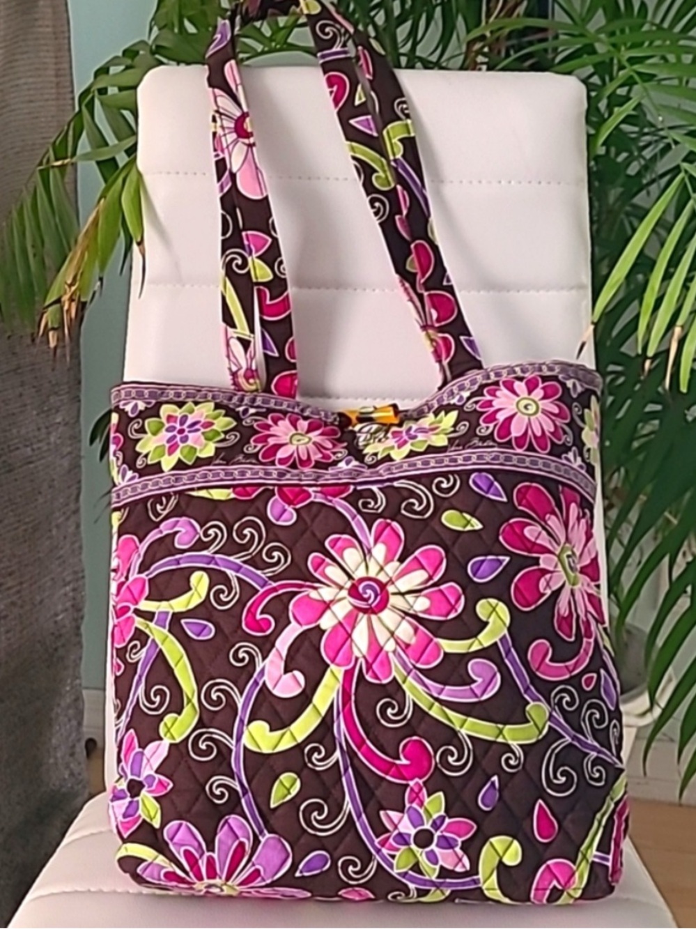 Floral Quilted Tote Bag Vera Bradley